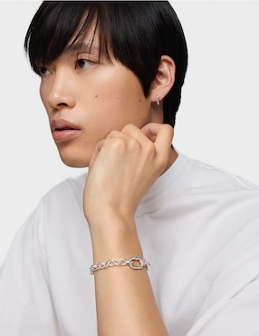 Pulsera Tous de plata p 925 Hold Oval con acabado pulido