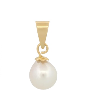 Dije de esfera Casa Del Anillo de oro 10 K perla