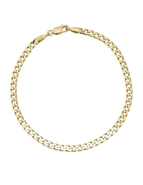 Pulsera Cristal Joyas de oro amarillo 14 k con acabado pulido