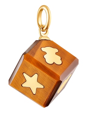 Dije de dado Tous cube de oro amarillo 14 K