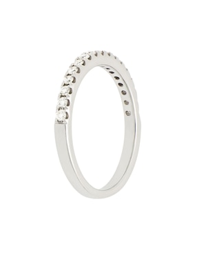 Anillo Valoro Classy 14 k de oro blanco diamante brillante