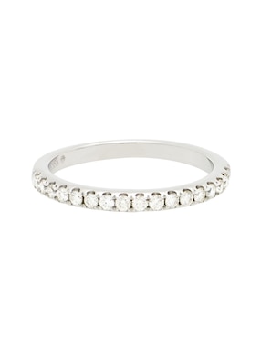 Anillo Valoro Classy 14 k de oro blanco diamante brillante