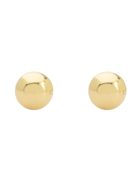 Broqueles de esfera Ttvarios Tetera de oro amarillo 14 k con acabado lustre