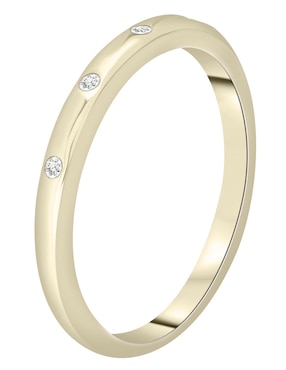 Anillo Mjj Brilliant Inc 14 k de oro diamante pavé