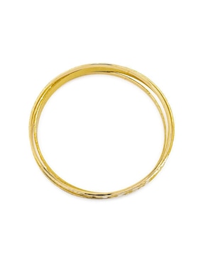 Brazalete The Golden Store con acabado chapa de oro 18k