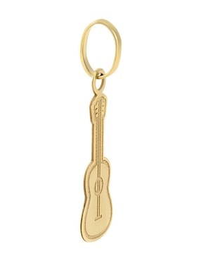 Dije de guitarra Cristal Joyas de oro amarillo 14 K