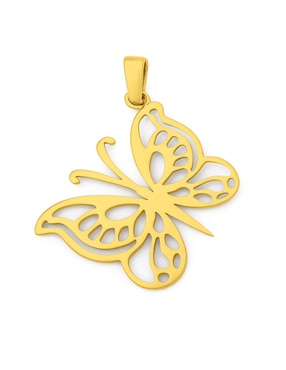 Dije de mariposa Cristal Joyas de oro amarillo 14 K