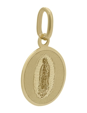 Medalla de virgen de guadalupe Cristal Joyas de oro amarillo 14 K