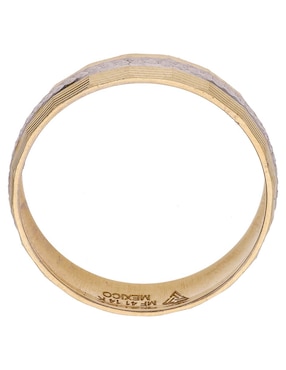 Argolla circular Fonelli 14 k de oro pulido