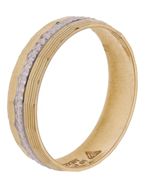 Argolla circular Fonelli 14 k de oro pulido