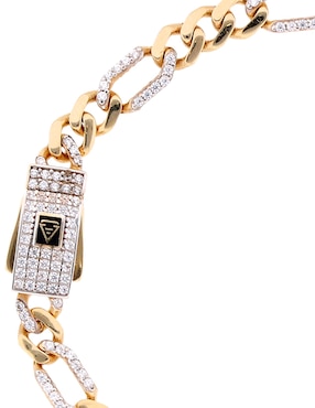 Pulsera Fonelli de oro amarillo con circonita 14 k con acabado brillante