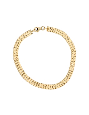 Pulsera Fonelli de oro amarillo 14 k con acabado pulido