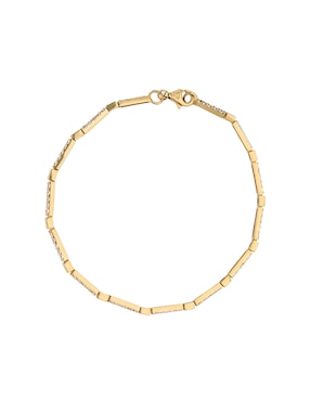 Pulsera Fonelli de oro amarillo con circonita 14 k con acabado brillante
