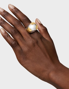 Anillo Tous Warm de plata P 925 con acabado baño de oro