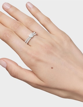 Anillo de oso Tous Icon Mesh P 925 de plata brillante