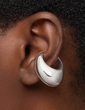 Ear Cuff redondos Tous Warm de plata P 925 con acabado brillante