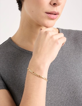 Esclava Fonelli de oro amarillo 14 k con acabado pulido