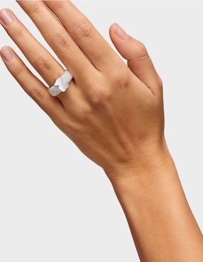 Anillo de oso Tous Icon Mesh P 925 de plata brillante