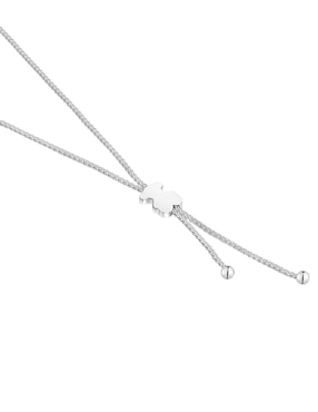 Collar de oso Tous Icon Mesh de plata P 925