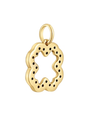 Dije de trébol Tous medallions de oro amarillo 14 K cromodiópsido