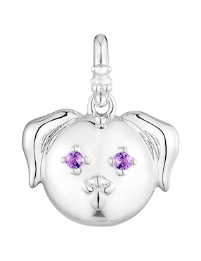 Dije de perro Tous medallions de plata P 925 amatista