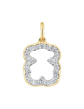Dije de oso Tous medallions de oro amarillo 14 K diamante