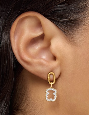 Dije de oso Tous medallions de oro amarillo 14 K diamante