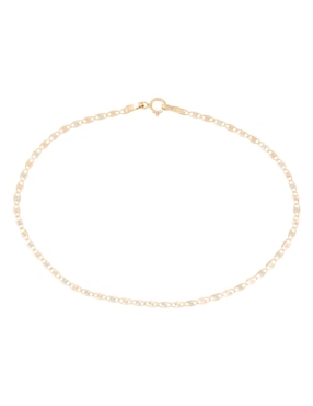 Pulsera Sini de oro 14 k con acabado diamantado