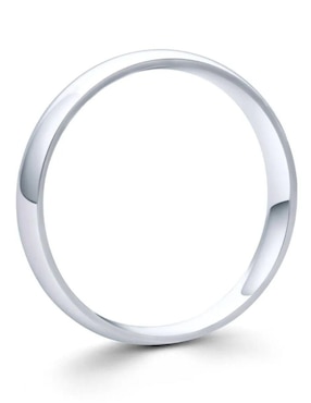 Argolla de oro blanco 14 k Joyerías Bizzarro