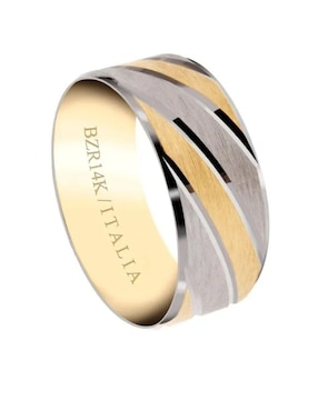 Argolla de oro amarillo 14 k Joyerías Bizzarro
