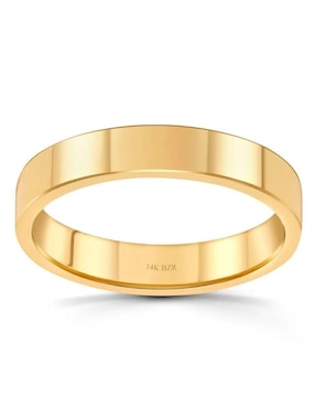 Argolla de oro amarillo 14 k Joyerías Bizzarro
