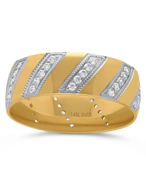 Argolla de oro amarillo 14 k Joyerías Bizzarro