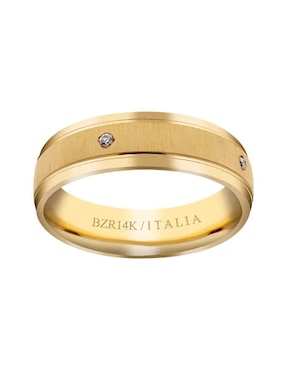 Argolla de oro amarillo 14 k Joyerías Bizzarro