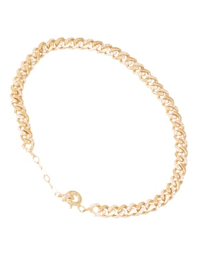 Pulsera Sini de oro 14 k con acabado pulido