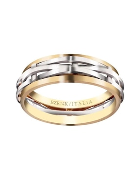 Argolla de oro amarillo 14 k Joyerías Bizzarro