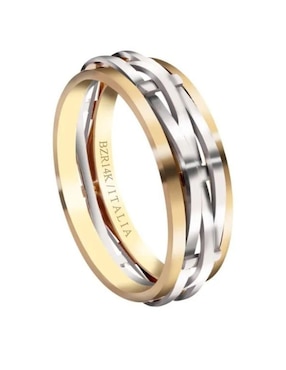 Argolla de oro amarillo 14 k Joyerías Bizzarro