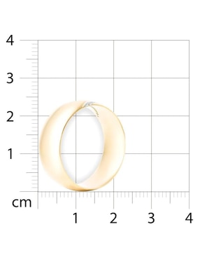 Argolla de oro amarillo 14 k Joyerías Bizzarro diamante