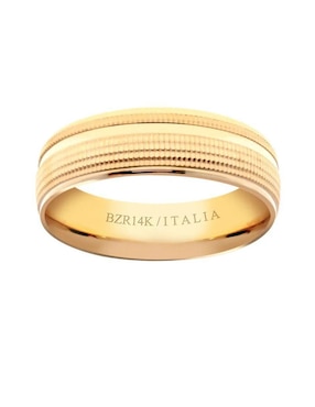 Argolla de oro amarillo 14 k Joyerías Bizzarro