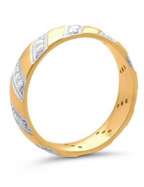 Argolla de oro amarillo 14 k Joyerías Bizzarro