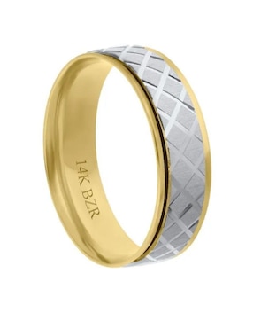 Argolla de oro amarillo 14 k Joyerías Bizzarro
