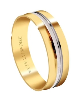 Argolla de oro amarillo 14 k Joyerías Bizzarro