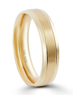 Argolla de oro amarillo 14 k Joyerías Bizzarro