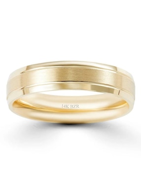 Argolla de oro amarillo 14 k Joyerías Bizzarro