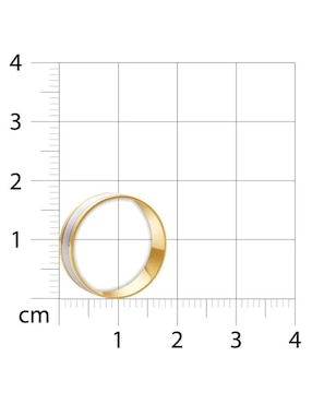 Argolla de oro amarillo 14 k Joyerías Bizzarro