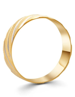 Argolla de oro amarillo 14 k Joyerías Bizzarro
