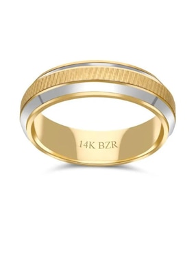 Argolla de oro amarillo 14 k Joyerías Bizzarro