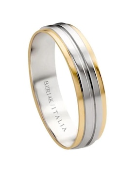 Argolla de oro amarillo 14 k Joyerías Bizzarro