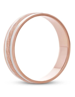 Argolla de oro blanco 14 k Joyerías Bizzarro