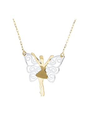 Colgante Y Dije de hada Fianelli de oro 14 K