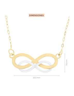 Colgante Y Dije de infinito Fianelli de oro 14 K